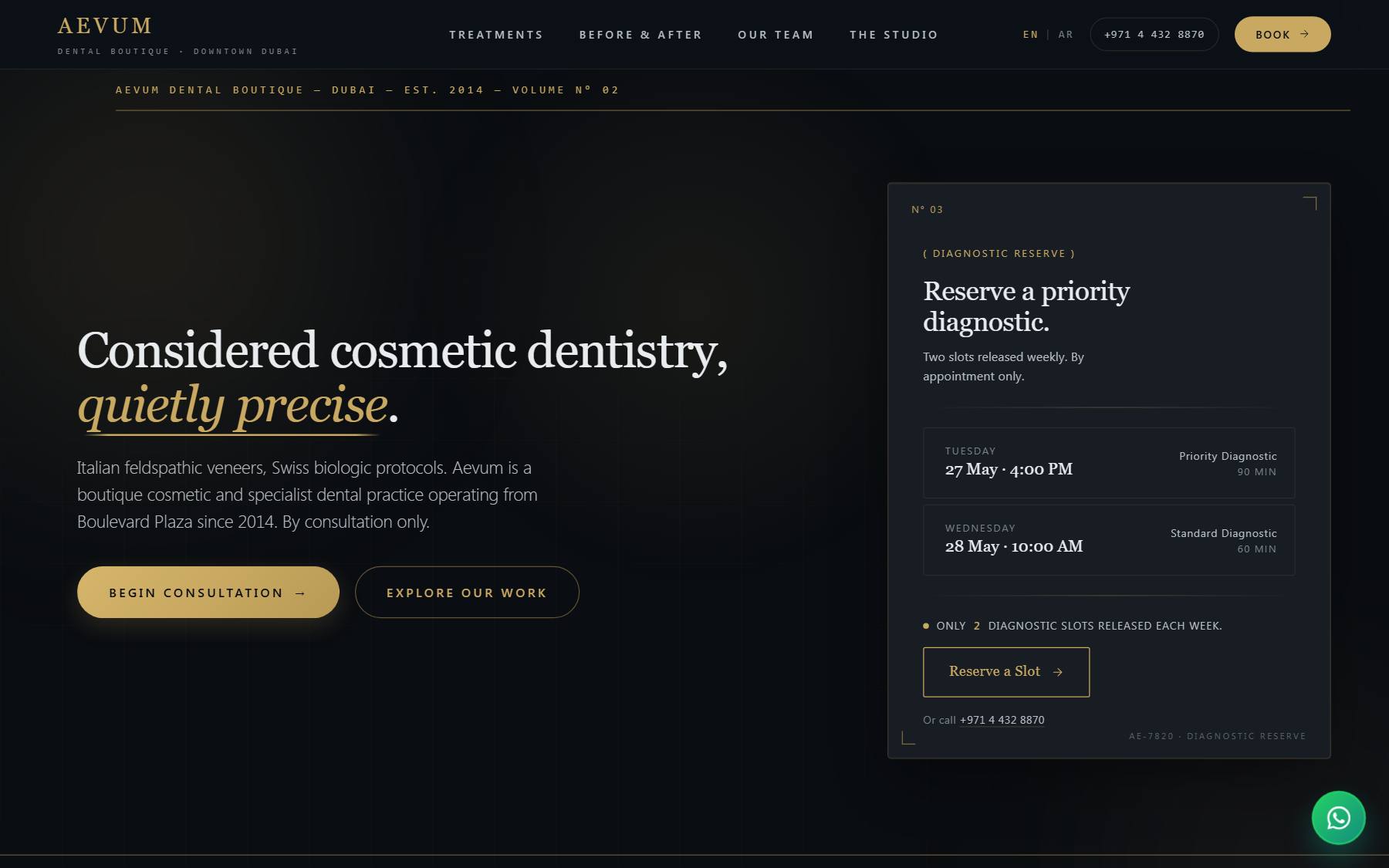 Aevum template preview